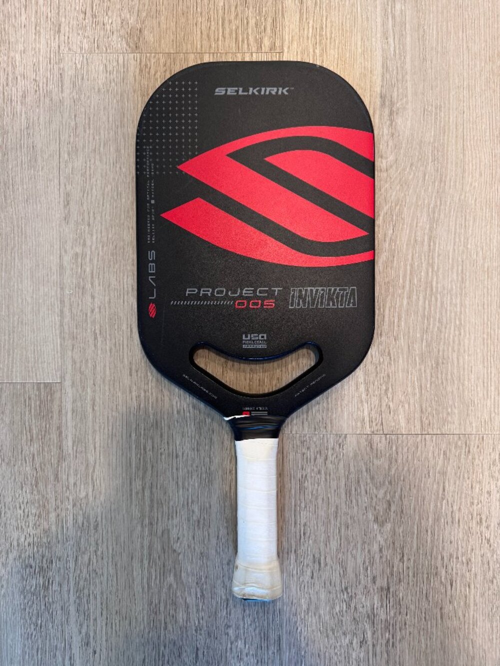 Selkirk Project 005 Invikta Raw Carbon Fiber Pickleball Paddle
